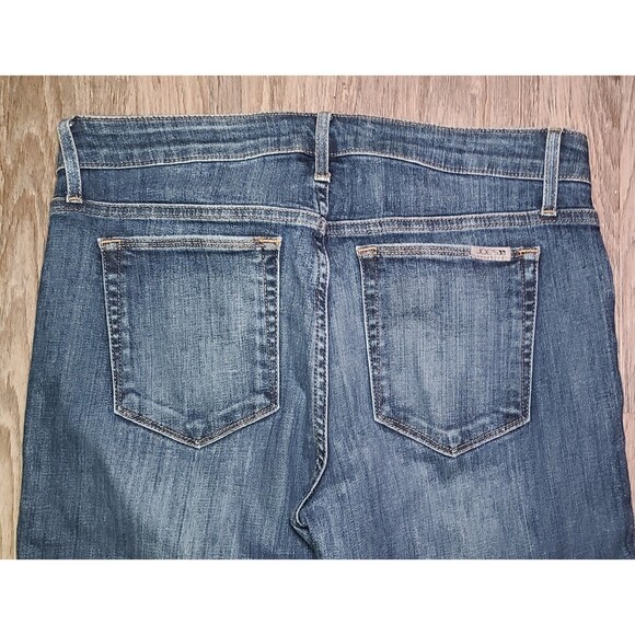 Joe's Jeans Women’s Size 28 Straight Cuff Crop Brussels Mid Rise Distressed Jean - Picture 5 of 10